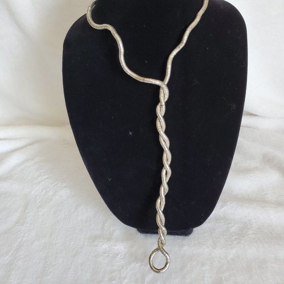 Serpentine Loop Necklace/ Bracelet - Picture 3 of 6